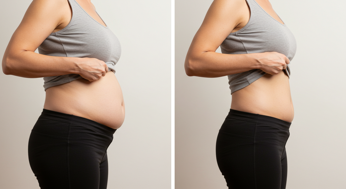 belly fat after 40